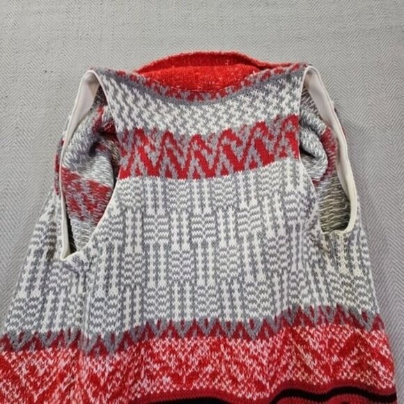 Cato Women's Multi Color Long Open Front Cardigan Sweater Vest Size Medium EUC - Picture 10 of 11